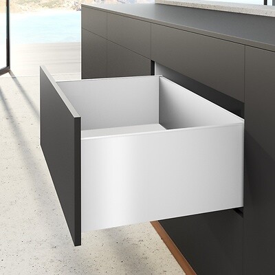 HETTICH - Profilé latéral de tiroir AvanTech YOU, hauteur 251 mm x NL 550 mm, Blanc, gauche et droite - HETTICH - 9353414 - large