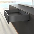 HETTICH - Profilé latéral de tiroir AvanTech YOU, hauteur 139 mm x NL 450 mm, Anthracite, gauche et droite - HETTICH - 9353434 - vignette