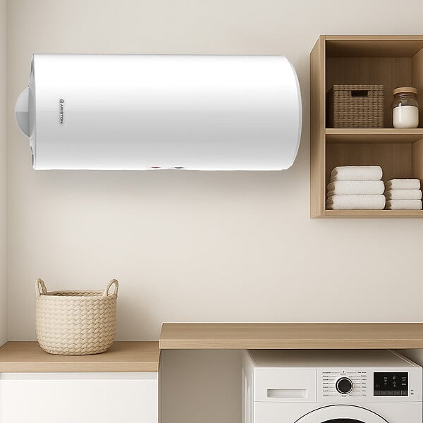 ARISTON - Chauffe Eau Electrique Mural Blindé Horizontal Initio XPERT Ariston 100 L - large