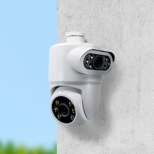 AVIDSEN - Caméra IP extérieure motorisée 2K avec double objectif HomeCam Dual PTZ - Avidsen - 127156 - large