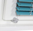 AVOSDIM - 2 Fixations sans perçage universelles & réglables pour câbles de store - Gris - vignette