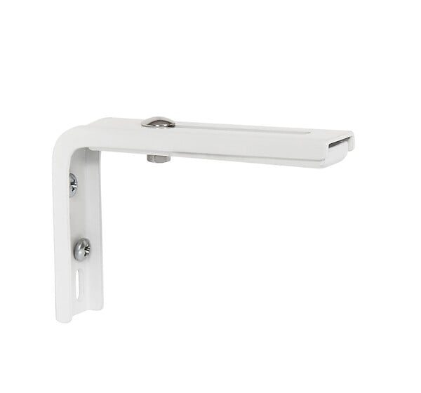 AVOSDIM - Lot de 2 équerres réglables blanches déport entre 10 et 16,5cm - large