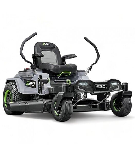 EGO POWER+ - Tondeuse Tracteur à batterie à virage Zéro, largeur de coupe 107 cm, 5 batteries 56V 10Ah - EGO ZT4201E - large