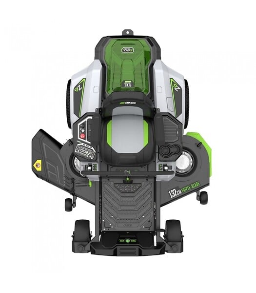 EGO POWER+ - Tondeuse Autoportée électrique Zturn, 132 cm de coupe - 6 batteries 10Ah et chargeur - EGO ZT5201E-L - large