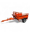 DAEWOO - Remorque freinée 450 kg pour motoculteur toutes marques ridelles rabattables DAEWOO DATR145 - vignette