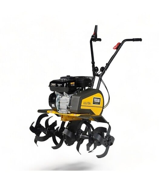 TEXAS - Motobineuse thermique puissante 5,6cv 2 vitesses 3 largeurs de travail jusqu'à 85cm TEXAS Lilli 534TG - large