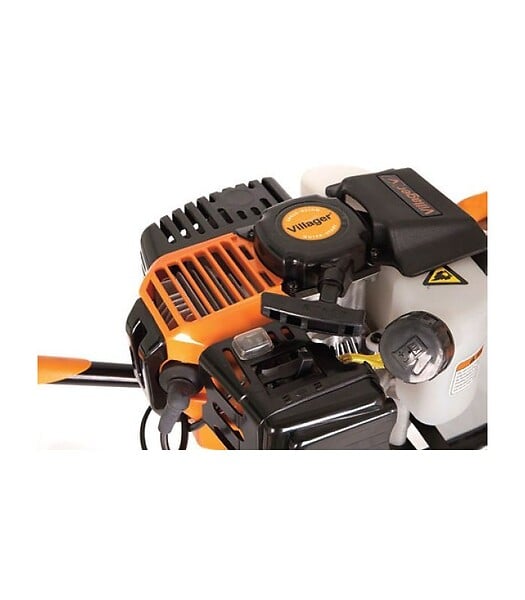 VILLAGER - Tarière thermique 43cc 2 temps Villager VPH 43 avec vrilles 10 20 et 25cm - large