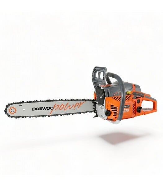 DAEWOO - Tronçonneuse thermique professionnelle 54,6cc 2,3cv guide 50 cm anti vibration DAEWOO DCS5820 - large