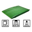 TECPLAST - Bâche de jardin 4 X 6 m Armée VERTE en polyéthylène 170g/m² - vignette