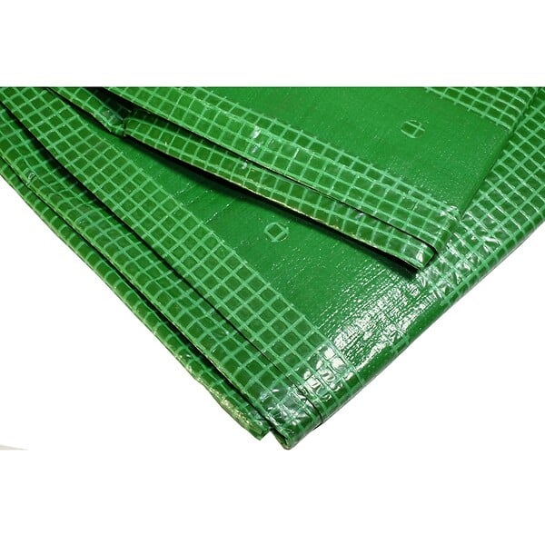 TECPLAST - Bâche de jardin 4 X 6 m Armée VERTE en polyéthylène 170g/m² - large