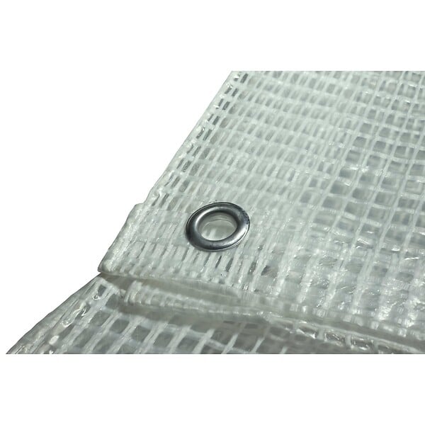 TECPLAST - Bâche de jardin 2 x 3 m Armée transparente en polyéthylène 170g/m² - large