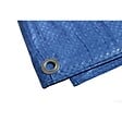 TECPLAST - Bâche plastique 5 x 8 m BLEUE Polyéthylène 80g/m² - vignette