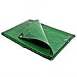 TECPLAST - Bâche de Jardin 6 x 10m Verte et Marron PE haute résistance 250g/m2 KZ GARDEN - vignette