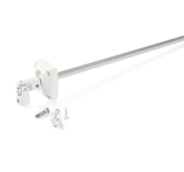 AVOSDIM - Sortie de caisson 45° sous coffre pour manivelle Ø12mm Tige carrée 8mm - large