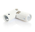 ZURFLUH FELLER - Cardan pour volet roulant - sortie ronde 12mm acier laqué blanc - vignette