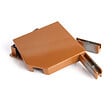 AVOSDIM - Joues de coffre 165mm Marron RAL 8003 pour volet pan coupé 45° - vignette