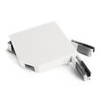 AVOSDIM - Joues de coffre 180mm Blanc 9016 pour volet pan coupé 45° - vignette