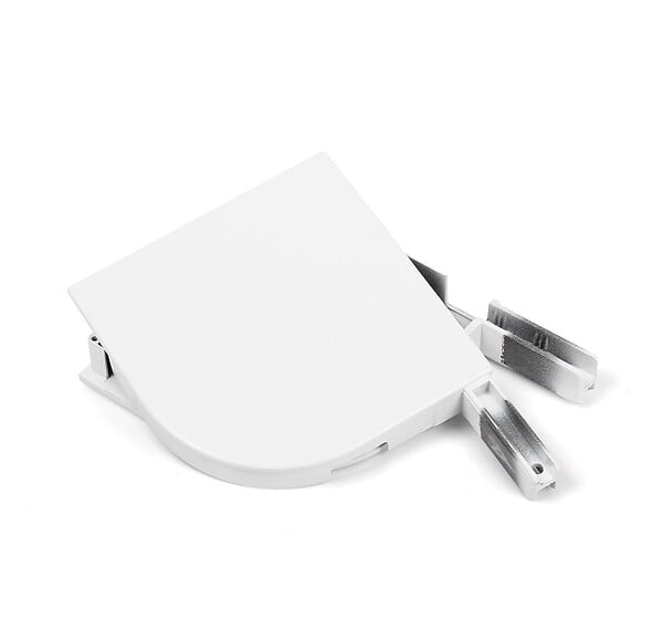 AVOSDIM - Joues de coffre 150mm Blanc 9016 pour coffre de volet quart rond - large