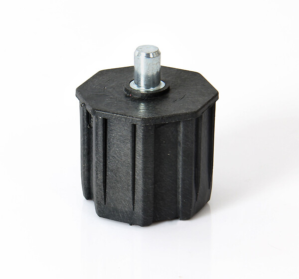 AVOSDIM - Embout de tube octogonal ø 60mm avec pivot intégré - large