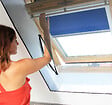 AVOSDIM - Toile moustiquaire zippée pour Velux - L130 x H150 cm - vignette