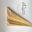 99DECO - Kit de 6 moulures murales en bois Pin des Landes - Prêt à coller et peindre - Apolline - 3 mètres - vignette