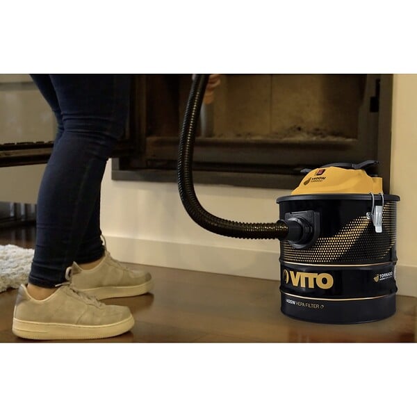 VITO - Aspirateur de cendres TORNADO 1400W 18L Filtre HEPA Fonction Souffleur VITO - large