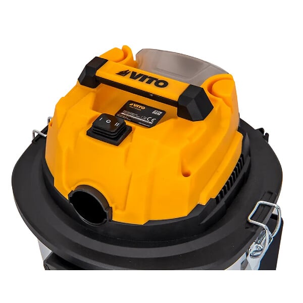 VITO - Aspirateur 20V Sans fil Eau et Poussières Cuve Inox 20L + Batterie lithium 2Ah VITO - large
