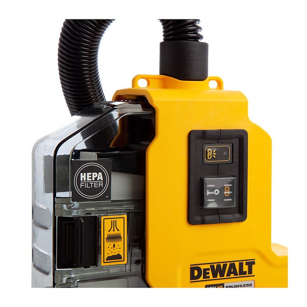 DEWALT - Aspirateur Portable XR 18V Brushless DEWALT DWH161N-XJ (sans batterie) - large