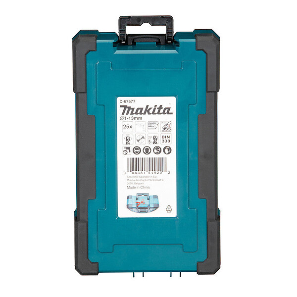 MAKITA - Coffret de 25 forets à métaux HSS-CO MAKITA D-67577 - large