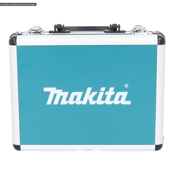 MAKITA - Coffret de 11 Forets et 2 Outils Burinage MAKITA D-42400 à emmanchement SDS-PLUS - large