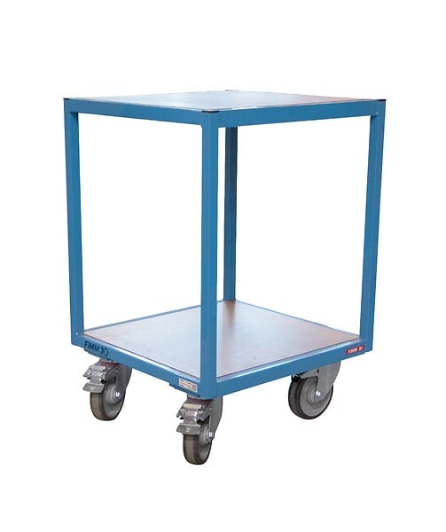 FIMM - Servante établi 2 plateaux bois 600 x 600 mm 400 kg - FIMM - 880010502 - large
