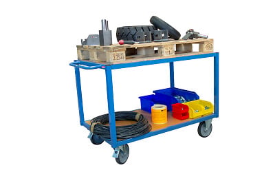 FIMM - Servante d'atelier 2 plateaux 1300 x 800 mm 500 kg - FIMM -880005698 - large