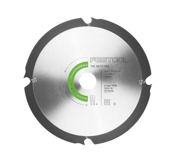 FESTOOL - Lame de scie circulaire diamant Ø160 FESTOOL 201910 Abrasive Materials 160x2,2x20 F4 - large