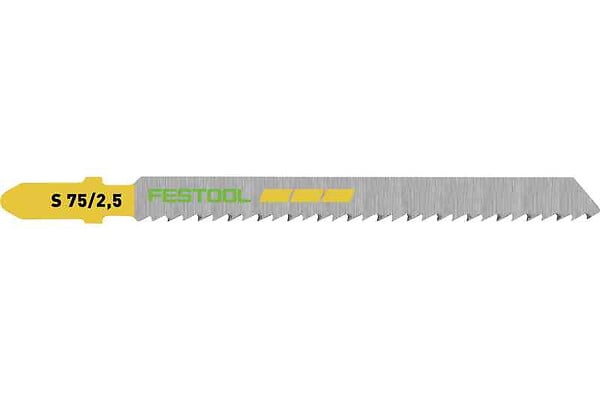 FESTOOL - Lame de scie sauteuse S 75/2,5/25  - carte de 25 pièces - 204257 - large