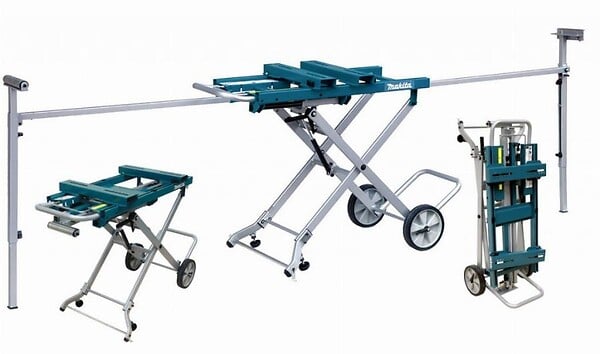 MAKITA - Chariot Établi MAKITA DEAWST05 avec servantes et roues - large