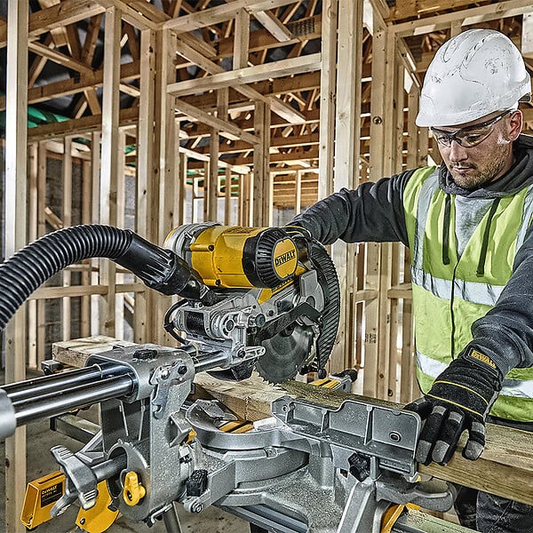 DEWALT - Scie à onglets radiale Ø250mm 1600W DEWALT DWS727-QS - large