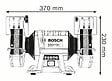 BOSCH - Touret à meuler GBG 60-20 Ø200mm 600 W -  - 060127A400 - vignette