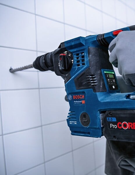 BOSCH - Perforateur sans fil BOSCH 0611921001 - GBH 18V-28 CF SDS-plus - large