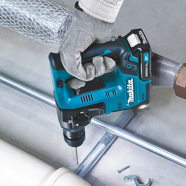 MAKITA - Perforateur SDS Plus 12 V CXT MAKITA HR140DSMJ Li-Ion 4 Ah 14 mm - large