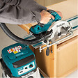 MAKITA - Scie circulaire Ø 190 mm 2x5Ah 18V LXT ®MAKITA DHS782PT2J en coffret et chargeur double - vignette