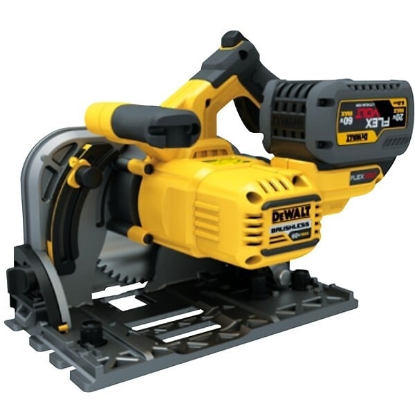 DEWALT - Scie circulaire plongeante  54V XR FLEXVOLT - 2 batteries 54V 6.0Ah, chargeur, coffret - DCS520T2 - large