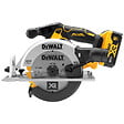 DEWALT - Scie circulaire 165 mm XR 18V  + 2 batteries 5Ah + coffret Tstak - DCS565P2-QW - vignette