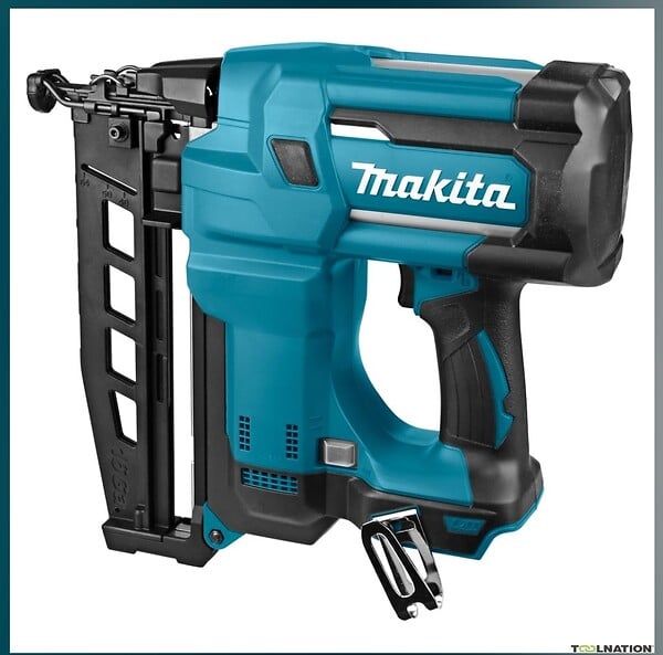 MAKITA - Cloueur sans fil 18V LXT 16 Ga 25 - 64 mm -  - avec 2 batteries 18v 5.0Ah - chargeur - MakPac - DBN600RTJ - large