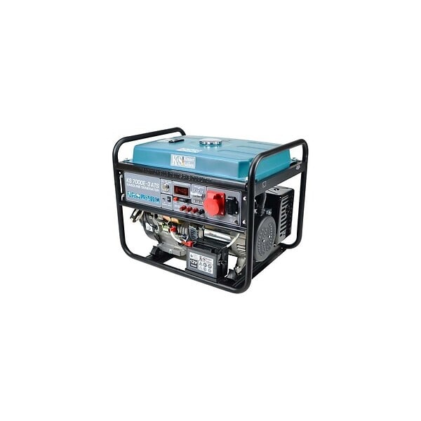 KONNER SOHNEN - Konner & Sohnen Groupe électrogène 5500W Essence 400V KS7000E-3 ATS - large