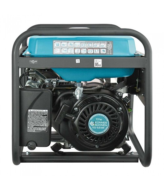 KONNER SOHNEN - Générateur à essence 5,5 kW 230/400V avec démarrage électrique - Könner & Söhnen KS 7000E 1/3 - large