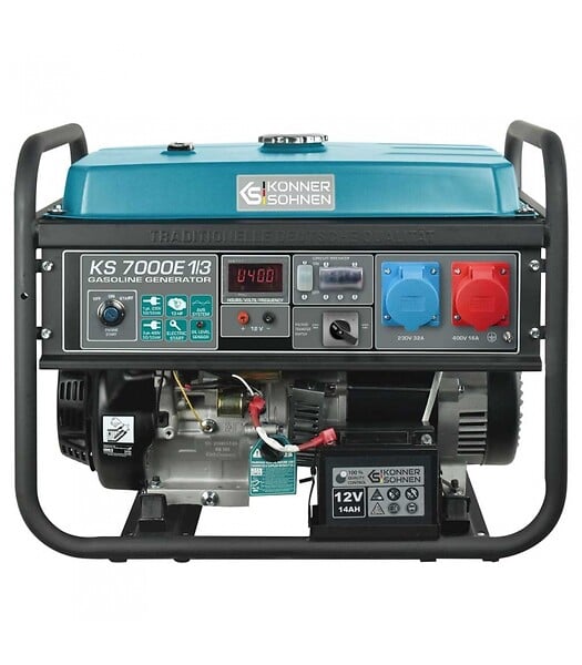 KONNER SOHNEN - Générateur à essence 5,5 kW 230/400V avec démarrage électrique - Könner & Söhnen KS 7000E 1/3 - large