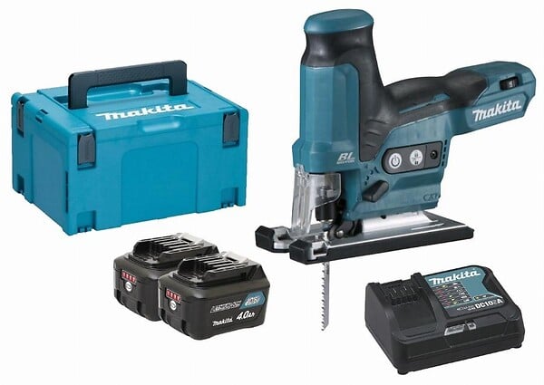 MAKITA - Scie sauteuse 10.8V LXT -  - 2 batteries 110.8V 4.0Ah + 1 chargeur rapide + MakPac - JV102DMJ - large