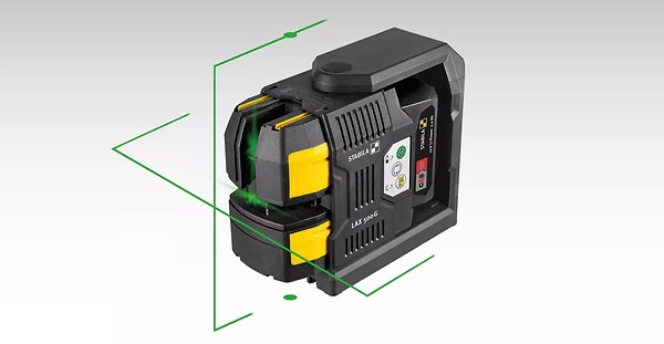 STABILA - Laser lignes croisées et aplomb LAX 500 G, 12-V-System, 7-pcs (EU) STABILA 19984 - large