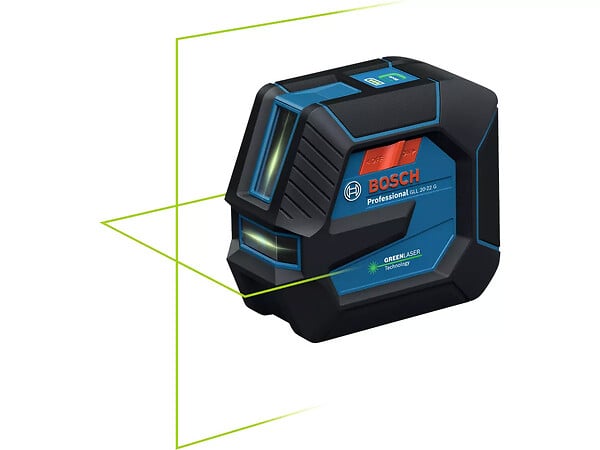 BOSCH - Laser lignes GLL 20-22 G -  - avec 4 piles 1,5V - trépied BT 150 - sacoche de transport - 0601065601 - large