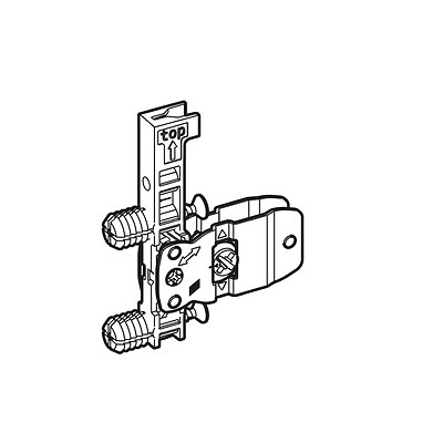 HETTICH - AvanTech YOU Attache façade pour profil de côté de tiroir, hauteur 139 mm, à enfoncer - HETTICH - 9257885 - large